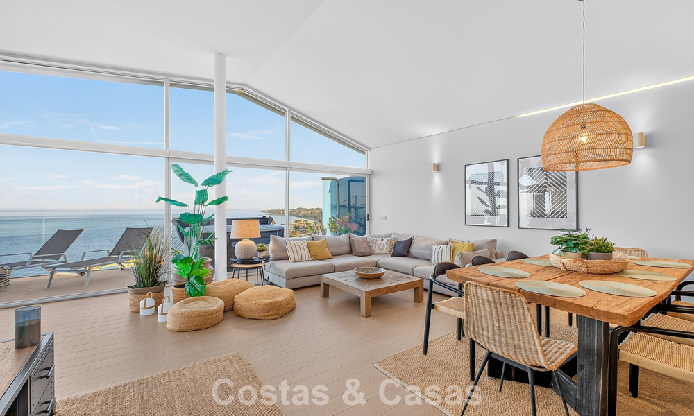 Exclusief hoekpenthouse met panoramisch zeezicht te koop in El Higueron Resort, Benalmadena, Costa del Sol 807386