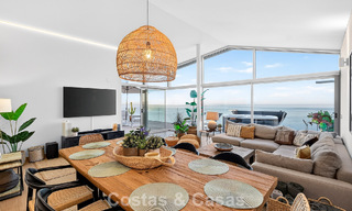 Exclusief hoekpenthouse met panoramisch zeezicht te koop in El Higueron Resort, Benalmadena, Costa del Sol 807396 