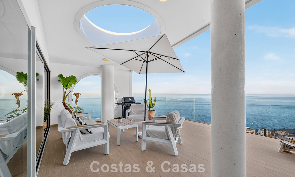 Exclusief hoekpenthouse met panoramisch zeezicht te koop in El Higueron Resort, Benalmadena, Costa del Sol 807398