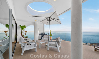 Exclusief hoekpenthouse met panoramisch zeezicht te koop in El Higueron Resort, Benalmadena, Costa del Sol 807398 