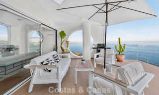 Exclusief hoekpenthouse met panoramisch zeezicht te koop in El Higueron Resort, Benalmadena, Costa del Sol 807399 