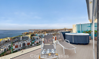 Exclusief hoekpenthouse met panoramisch zeezicht te koop in El Higueron Resort, Benalmadena, Costa del Sol 807404 