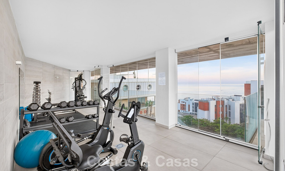 Exclusief hoekpenthouse met panoramisch zeezicht te koop in El Higueron Resort, Benalmadena, Costa del Sol 807419
