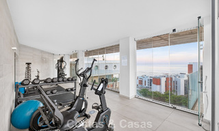 Exclusief hoekpenthouse met panoramisch zeezicht te koop in El Higueron Resort, Benalmadena, Costa del Sol 807419 