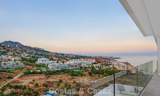 Exclusief hoekpenthouse met panoramisch zeezicht te koop in El Higueron Resort, Benalmadena, Costa del Sol 807420 