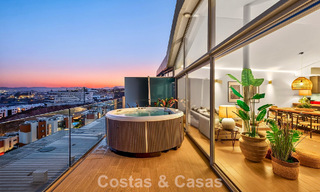 Exclusief hoekpenthouse met panoramisch zeezicht te koop in El Higueron Resort, Benalmadena, Costa del Sol 807431 