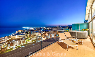 Exclusief hoekpenthouse met panoramisch zeezicht te koop in El Higueron Resort, Benalmadena, Costa del Sol 807435 