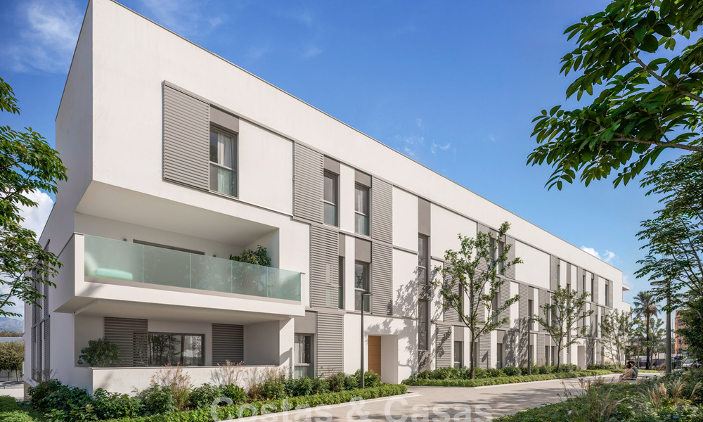 Moderne nieuwbouwappartementen te koop op loopafstand van het strand en het centrum van San Pedro, Marbella 807190