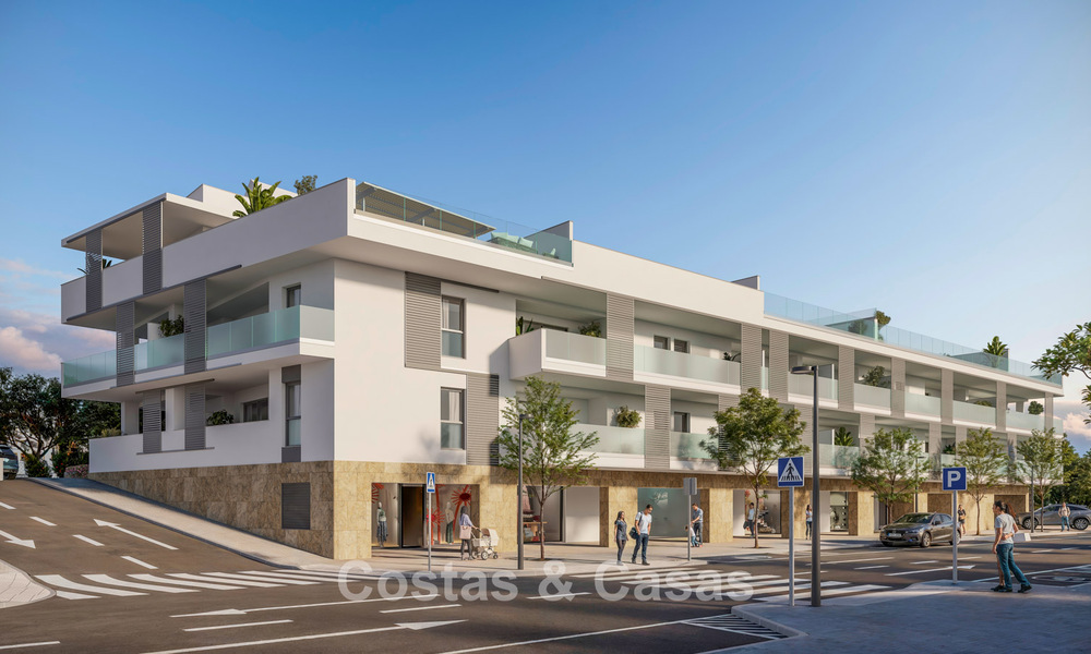 Moderne nieuwbouwappartementen te koop op loopafstand van het strand en het centrum van San Pedro, Marbella 807197