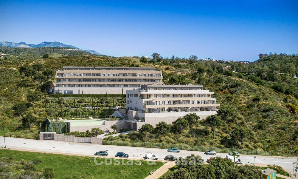 Nieuwe luxe appartementen met schitterend zeezicht te koop in La Cala de Mijas, Costa del Sol 807581
