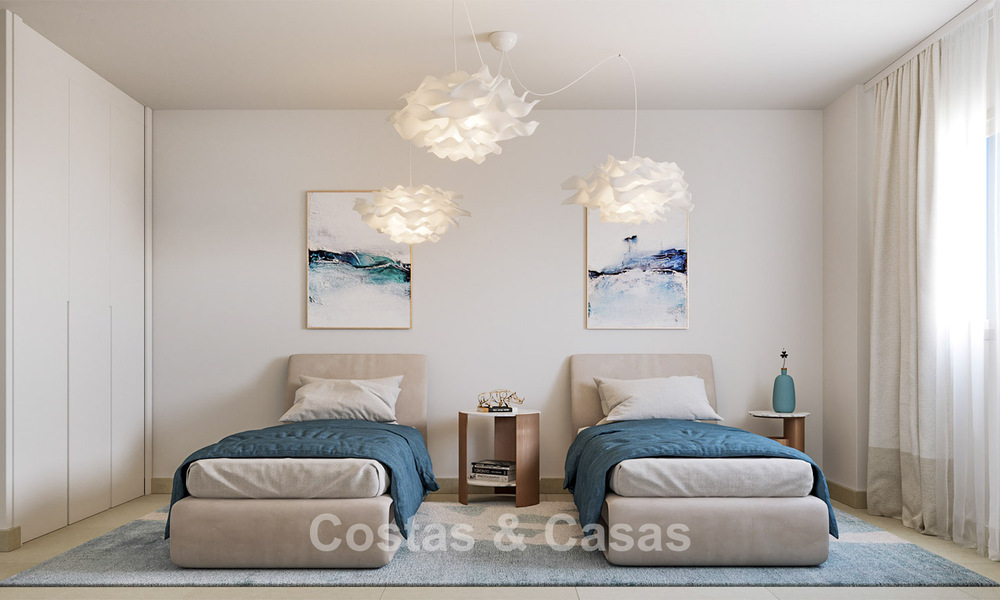 Nieuwe luxe appartementen met schitterend zeezicht te koop in La Cala de Mijas, Costa del Sol 807586