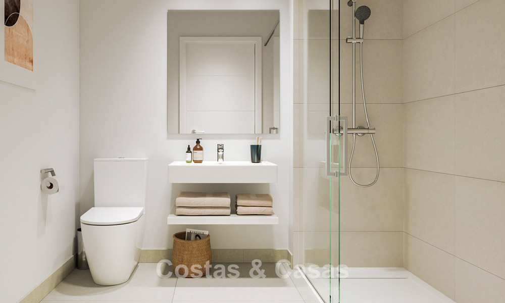 Nieuwe luxe appartementen met schitterend zeezicht te koop in La Cala de Mijas, Costa del Sol 807588