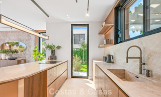 Exclusieve moderne nieuwbouwvilla met panoramisch uitzicht te koop op de befaamde Golden Mile van Marbella 807777 