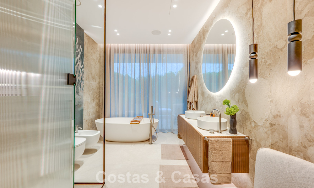 Exclusieve moderne nieuwbouwvilla met panoramisch uitzicht te koop op de befaamde Golden Mile van Marbella 807791