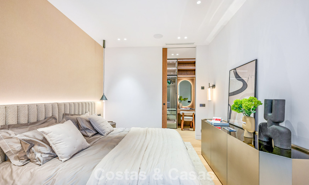Exclusieve moderne nieuwbouwvilla met panoramisch uitzicht te koop op de befaamde Golden Mile van Marbella 807795