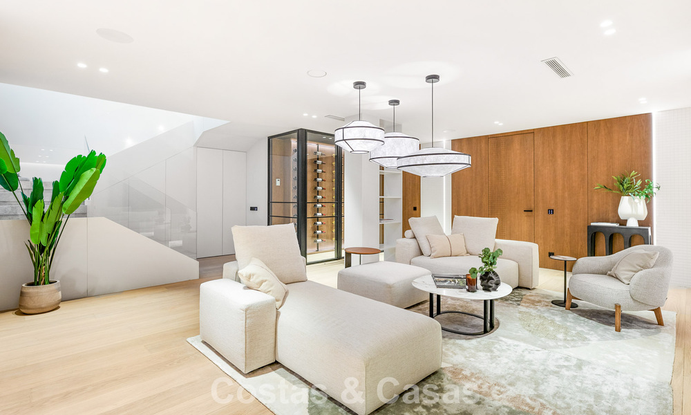 Exclusieve moderne nieuwbouwvilla met panoramisch uitzicht te koop op de befaamde Golden Mile van Marbella 807822