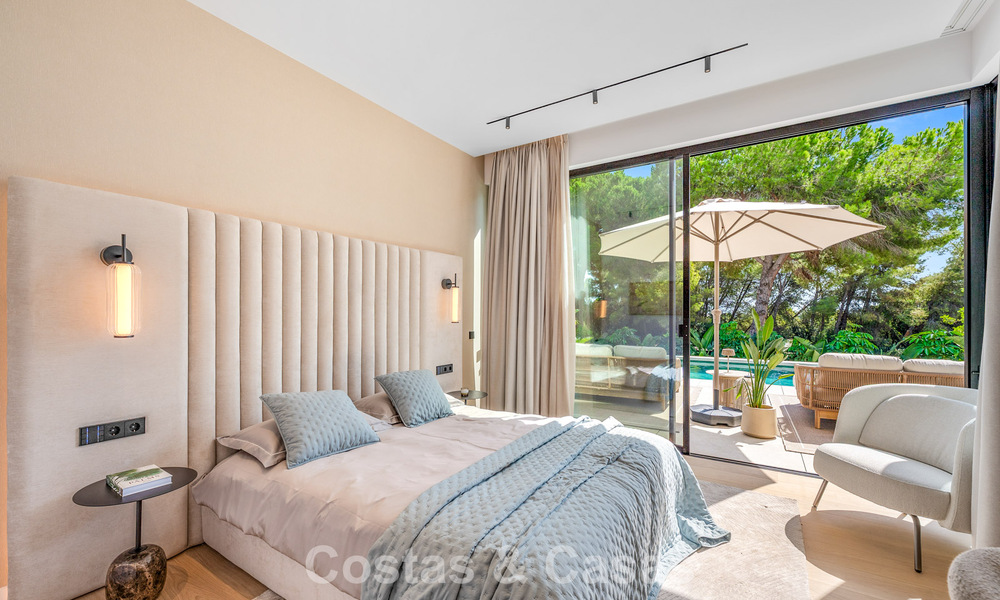 Exclusieve moderne nieuwbouwvilla met panoramisch uitzicht te koop op de befaamde Golden Mile van Marbella 807845