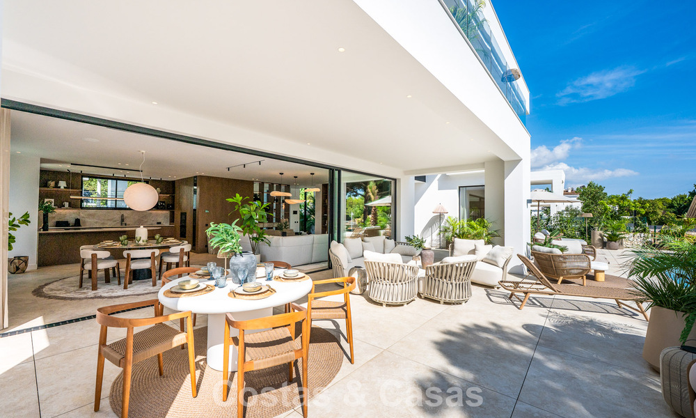 Exclusieve moderne nieuwbouwvilla met panoramisch uitzicht te koop op de befaamde Golden Mile van Marbella 807863