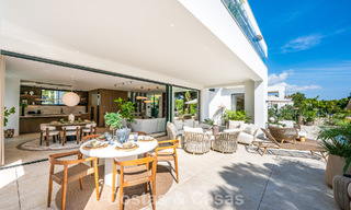 Exclusieve moderne nieuwbouwvilla met panoramisch uitzicht te koop op de befaamde Golden Mile van Marbella 807863 