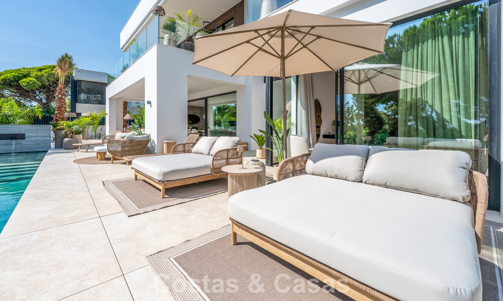 Exclusieve moderne nieuwbouwvilla met panoramisch uitzicht te koop op de befaamde Golden Mile van Marbella 807864