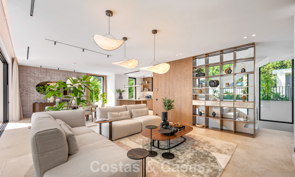 Exclusieve moderne nieuwbouwvilla met panoramisch uitzicht te koop op de befaamde Golden Mile van Marbella 807887
