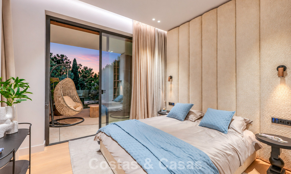 Exclusieve moderne nieuwbouwvilla met panoramisch uitzicht te koop op de befaamde Golden Mile van Marbella 807953