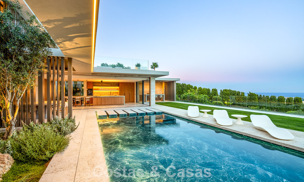 Vooruitstrevende nieuwbouwvilla te koop met spectaculaire vergezichten in La Reserva Club in Sotogrande, Costa del Sol 807912