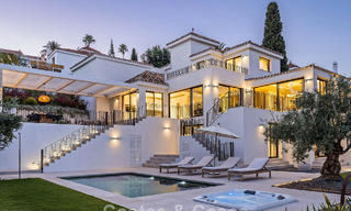Gemoderniseerde villa met eigentijds-mediterrane bouwstijl te koop in Nueva Andalucia’s golfvallei, Marbella 808010 
