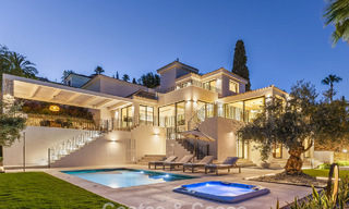 Gemoderniseerde villa met eigentijds-mediterrane bouwstijl te koop in Nueva Andalucia’s golfvallei, Marbella 808013 