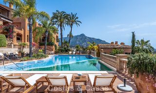 Luxe duplex penthouse met panoramisch uitzicht te koop in Nueva Andalucia’s golfvallei, Marbella 808067 