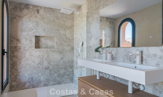 Luxe duplex penthouse met panoramisch uitzicht te koop in Nueva Andalucia’s golfvallei, Marbella 808091 