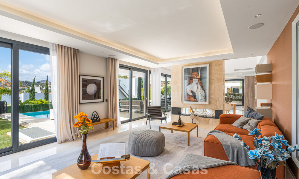Hedendaagse luxe villa met minimalistisch design te koop in Nueva Andalucia, Marbella 808107