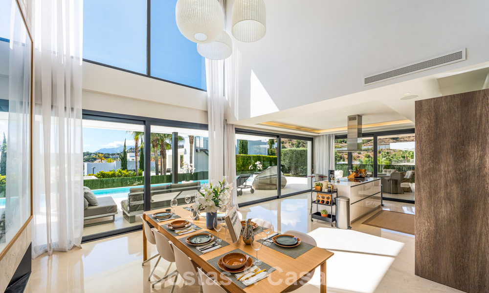 Hedendaagse luxe villa met minimalistisch design te koop in Nueva Andalucia, Marbella 808117