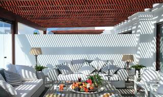 Beachfont luxe 3 slaapkamer appartementen te koop, Estepona, Costa del Sol, met open zeezicht 9790 