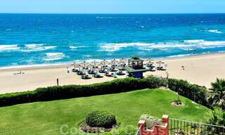 Exclusief Beachfront penthouse appartement te koop, frontline beach in Los Monteros te Marbella 37192 