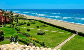 Exclusief Beachfront penthouse appartement te koop, frontline beach in Los Monteros te Marbella 37194 