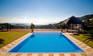 Exclusieve riante villa met panoramisch zeezicht te koop in La Zagaleta, Marbella Benahavis 30424 