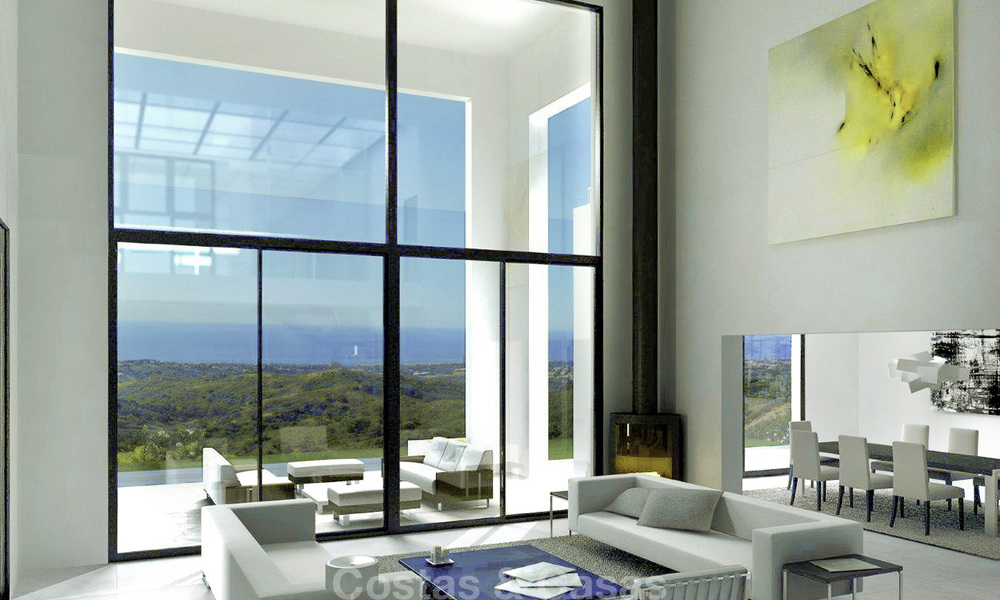 Moderne nieuwe luxe villa te koop in Marbella met onbelemmerd panoramisch zeezicht 15826