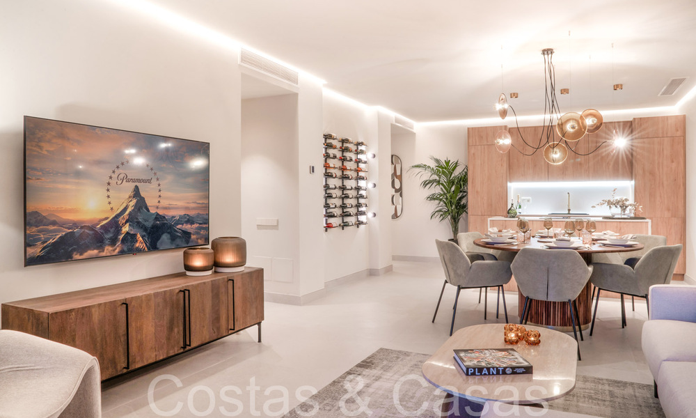 Exclusieve eerstelijnsstrand appartementen te koop, New Golden Mile, tussen Marbella en Estepona stad 795429