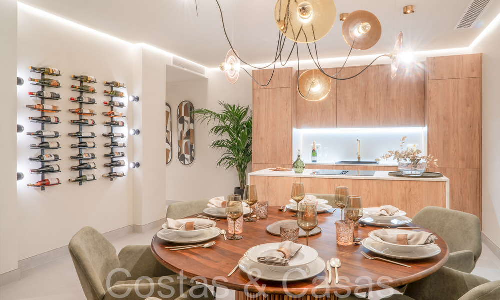 Exclusieve eerstelijnsstrand appartementen te koop, New Golden Mile, tussen Marbella en Estepona stad 795431