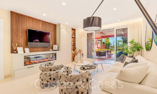 Exclusieve eerstelijnsstrand appartementen te koop, New Golden Mile, tussen Marbella en Estepona stad 795434 