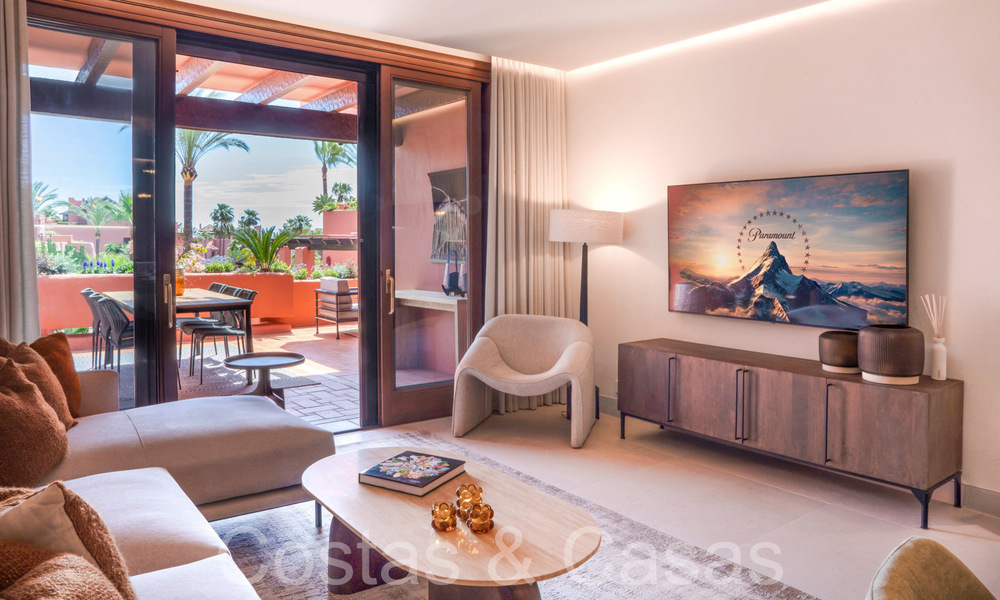 Exclusieve eerstelijnsstrand appartementen te koop, New Golden Mile, tussen Marbella en Estepona stad 795436