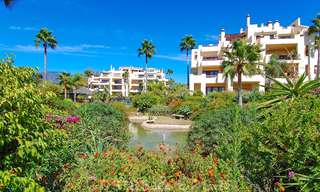 Luxe appartementen te koop, eerstelijnstrand complex, New Golden Mile, Marbella - Estepona 26974 